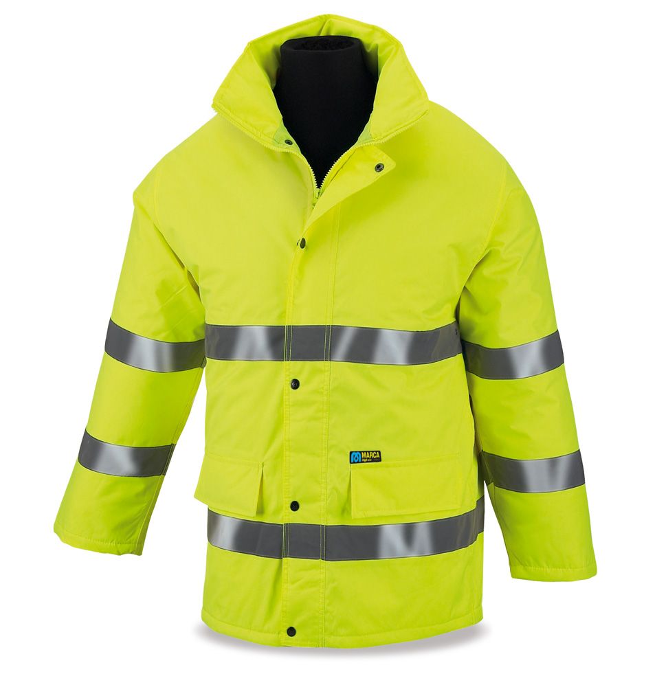 Parka fluor bandas Básica.