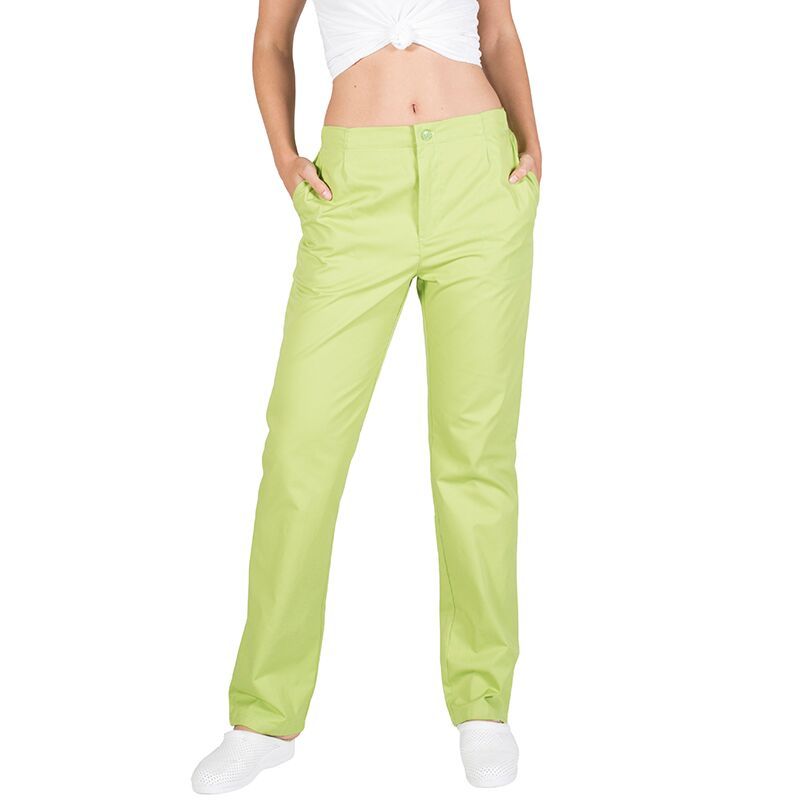 Pantalón unisex botón y cremallera colores