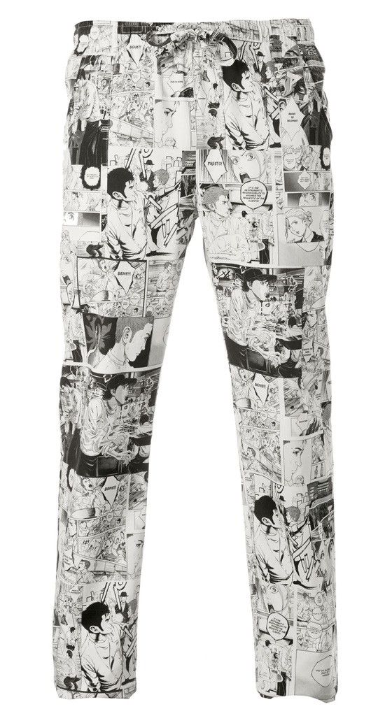Pantalón estampado algodón