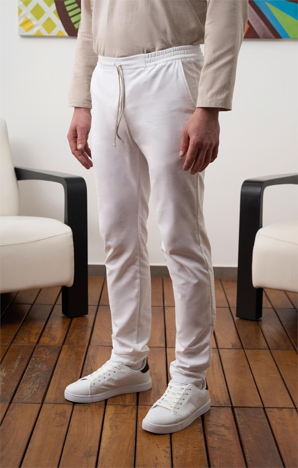 Pantalón efecto lino Menorca