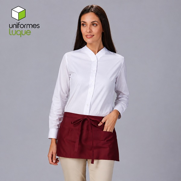 Mandil corto con bolsillos 30*60