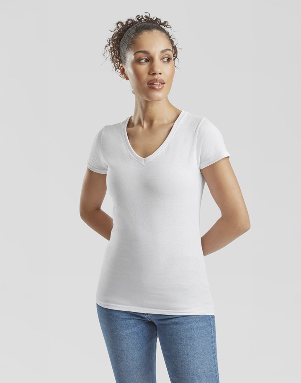 Camiseta Cuello pico Valueweight señora