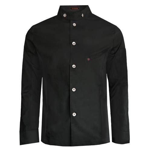 Chaqueta botón metálico elastano