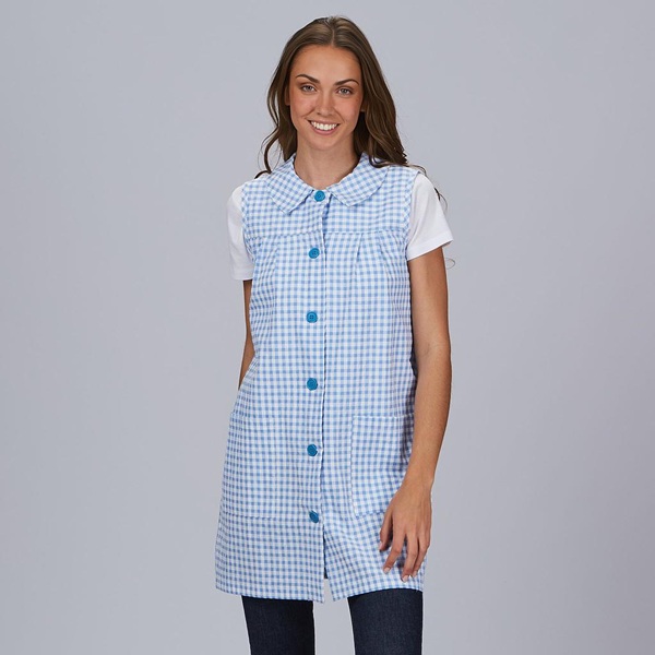 Bata sin manga vichy. 2 colores