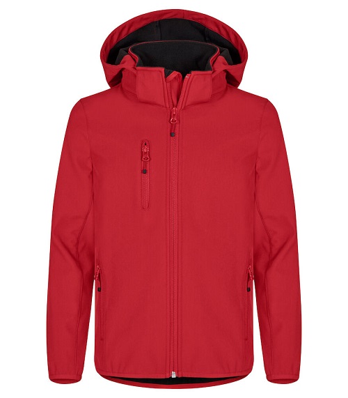 Cazadora softshell junior con capucha