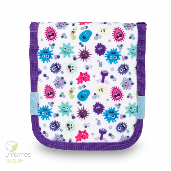Organizador bolsillo con elástico Virus 1