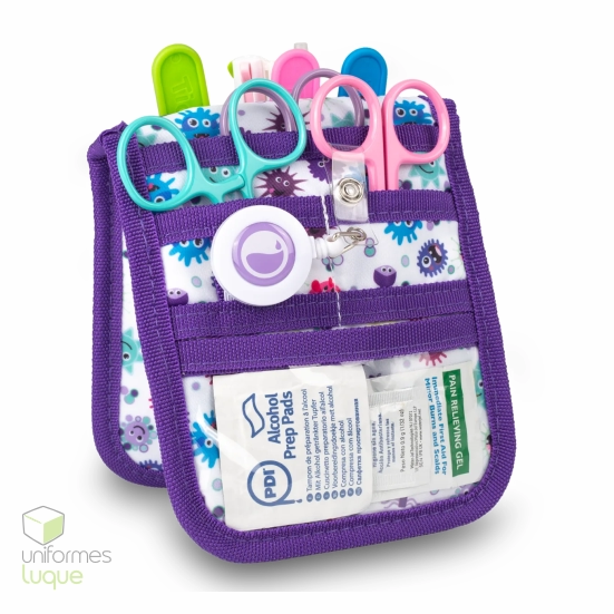 Organizador bolsillo con elástico Virus