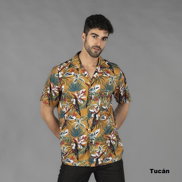 Camisa Hawai estampada