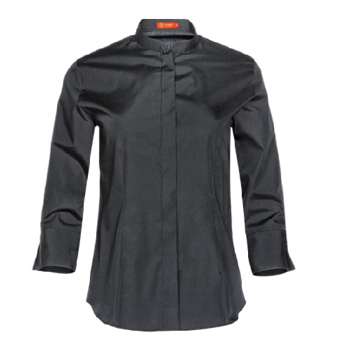 Blusa cuello mao manga 3/4