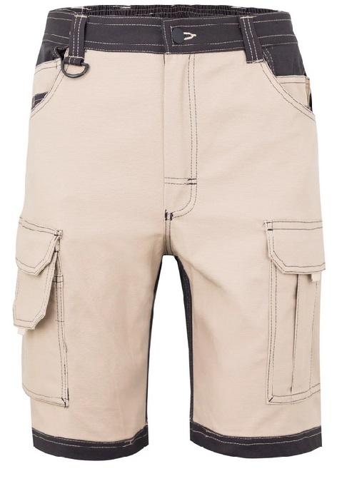 Pantalón corto canvas stretch