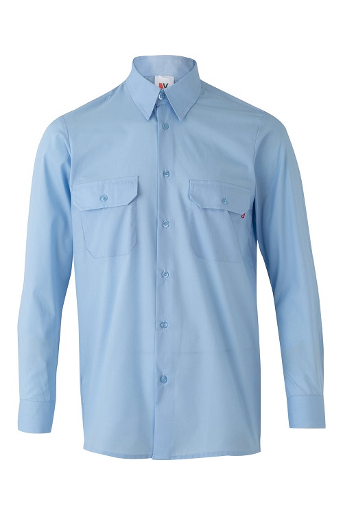 Camisa faena dos bolsillos manga larga