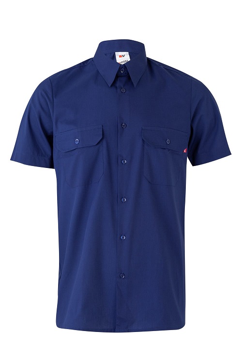 Camisa faena dos bolsillos manga corta