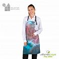 Delantal con peto estampado 3