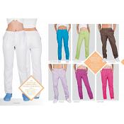Pantalón unisex botón y cremallera colores 3