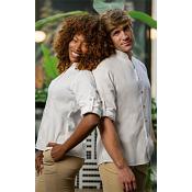 Camisa estilo lino mujer Pontia 2