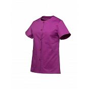 Casaca mujer cuello redondo botones 2