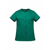 Casaca mujer cuello redondo botones 3