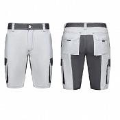 Pantalón corto bicolor multibolsillo 3