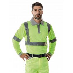 Polo m/L alta visibilidad.