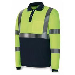 Polo m/L alta visibilidad mixto