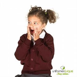 Rebeca infantil abotonada colegial