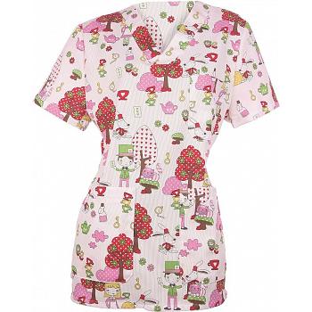 Casaca estampada pique