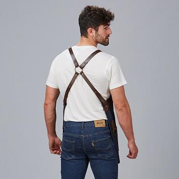 Delantal vaquero y piel kurume 1