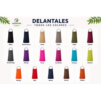 Delantal básico poliéster con bolsillo 1
