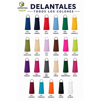 Delantal básico con bolsillo. 1