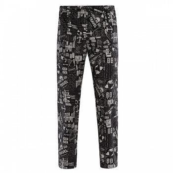 Pantalón estampado algodón 1