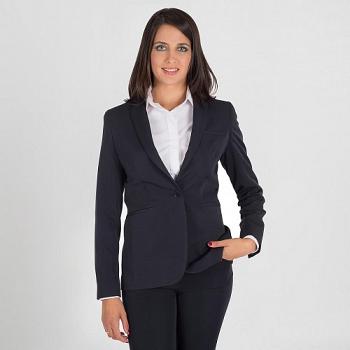 Americana Tecno mujer con un botón 1