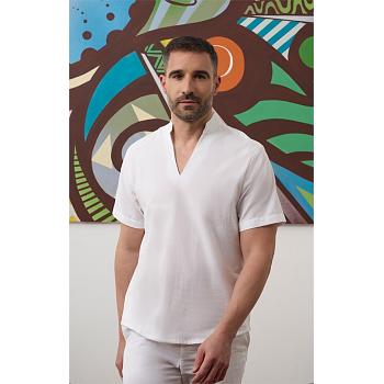 Polera unisex efecto lino Mallorca 1