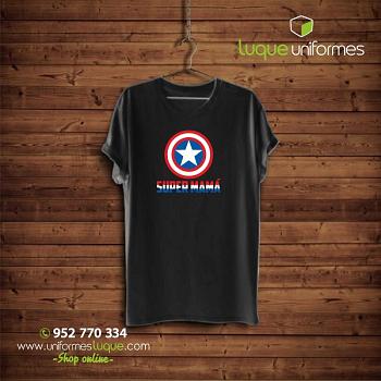 Camiseta Mamá capitán super mamá