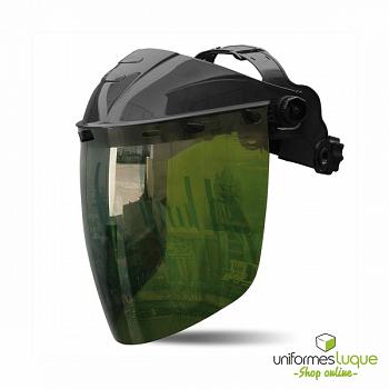 Visor de policarbonato verde Rocket