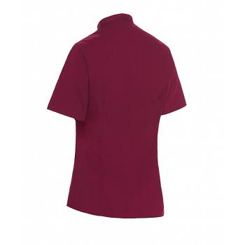 Blusa cuello mao stretch slim fit manga corta 1