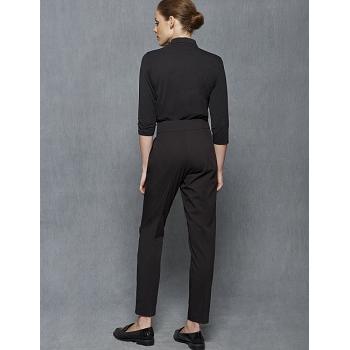 Pantalón paperbag con hebilla de polipiel 2