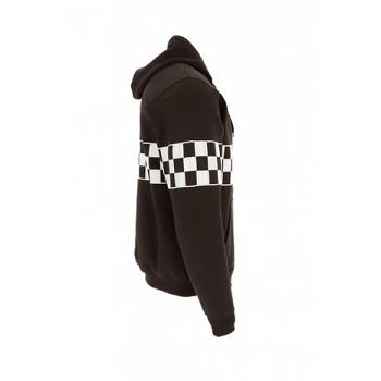 Sudadera capucha con damero 2