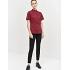 Blusa cuello mao stretch slim fit manga corta 6